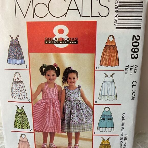 Uncut McCall’s Sewing Pattern #2093 - Picture 1 of 4